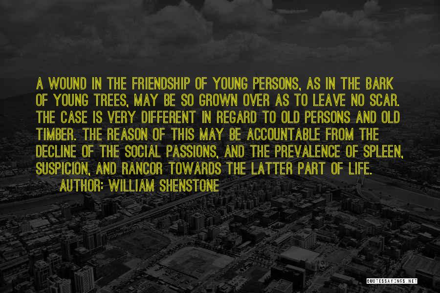 Young And Old Friendship Quotes By William Shenstone