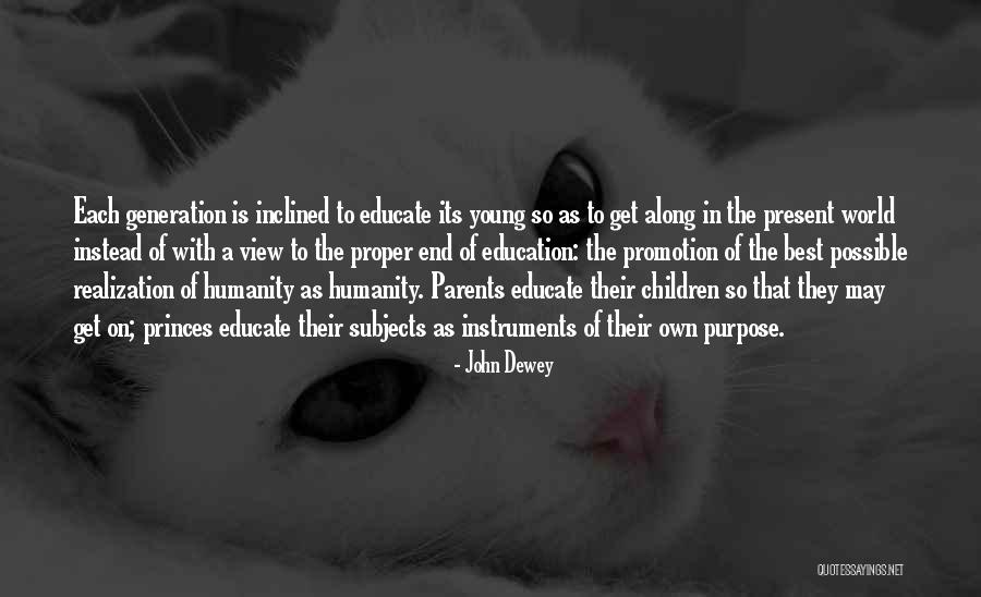 Young Children's Education Quotes By John Dewey