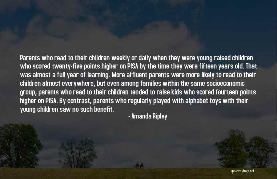 Young Children's Learning Quotes By Amanda Ripley