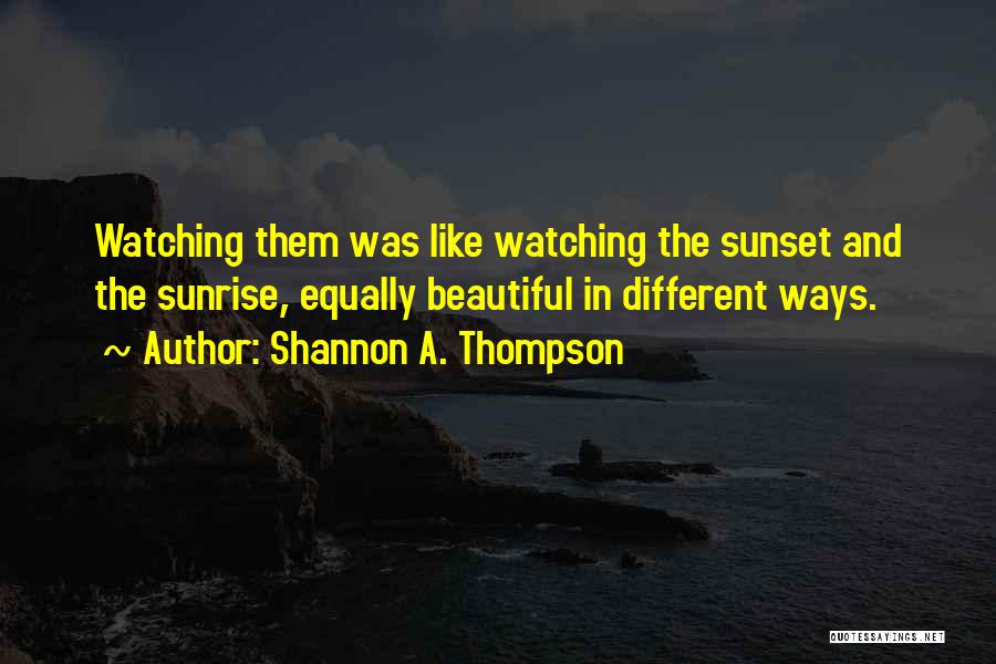 Young Couples In Love Quotes By Shannon A. Thompson