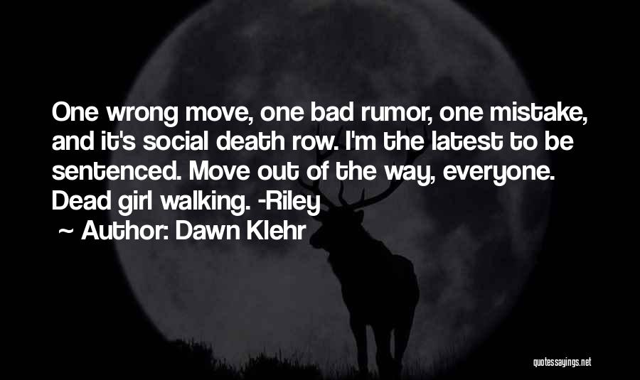 Young Death Quotes By Dawn Klehr
