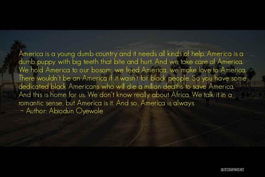 Young Deaths Quotes By Abiodun Oyewole
