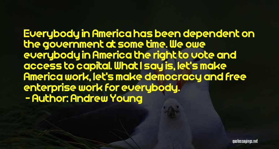 Young Enterprise Quotes By Andrew Young
