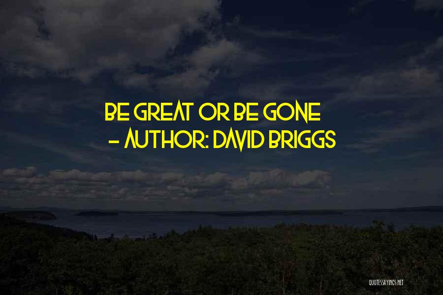 Young Friends Quotes By David Briggs