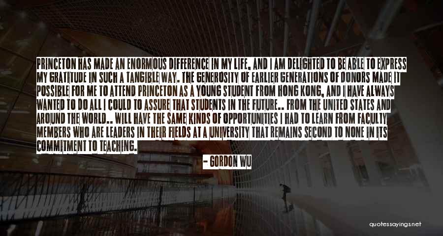 Young Generations Quotes By Gordon Wu Young Generations Quotes By Gordon Wu