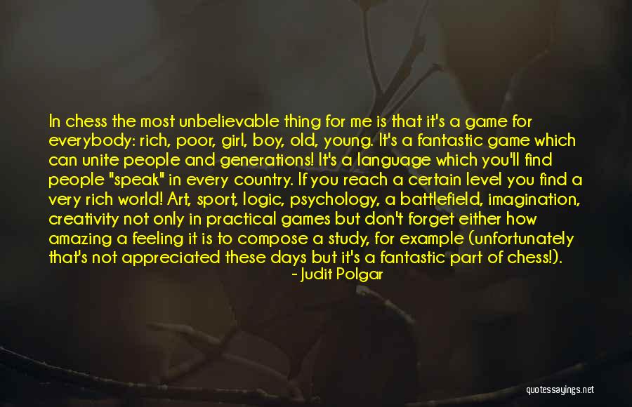 Young Generations Quotes By Judit Polgar Young Generations Quotes By Judit Polgar