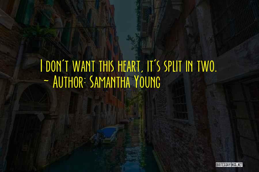 Young Heartbreak Quotes By Samantha Young