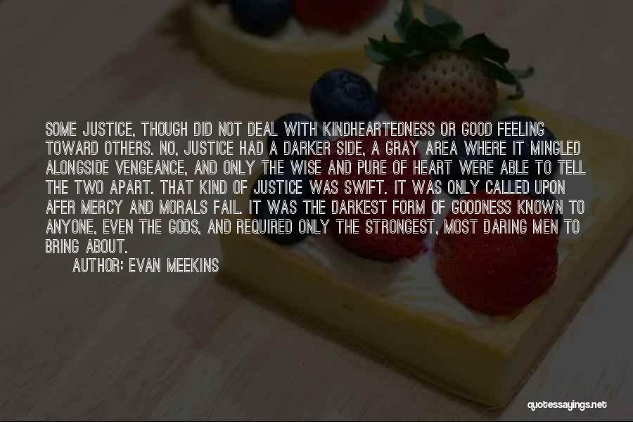Young Justice Darkest Quotes By Evan Meekins