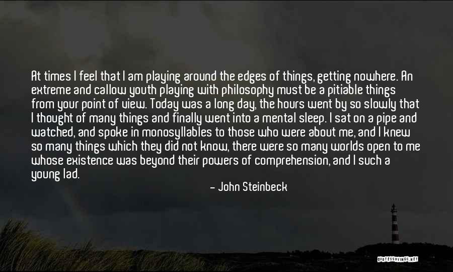 Young Lad Quotes By John Steinbeck Young Lad Quotes By John Steinbeck