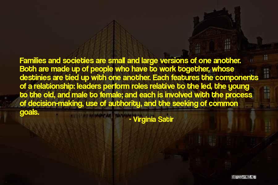 Young Leaders Quotes By Virginia Satir