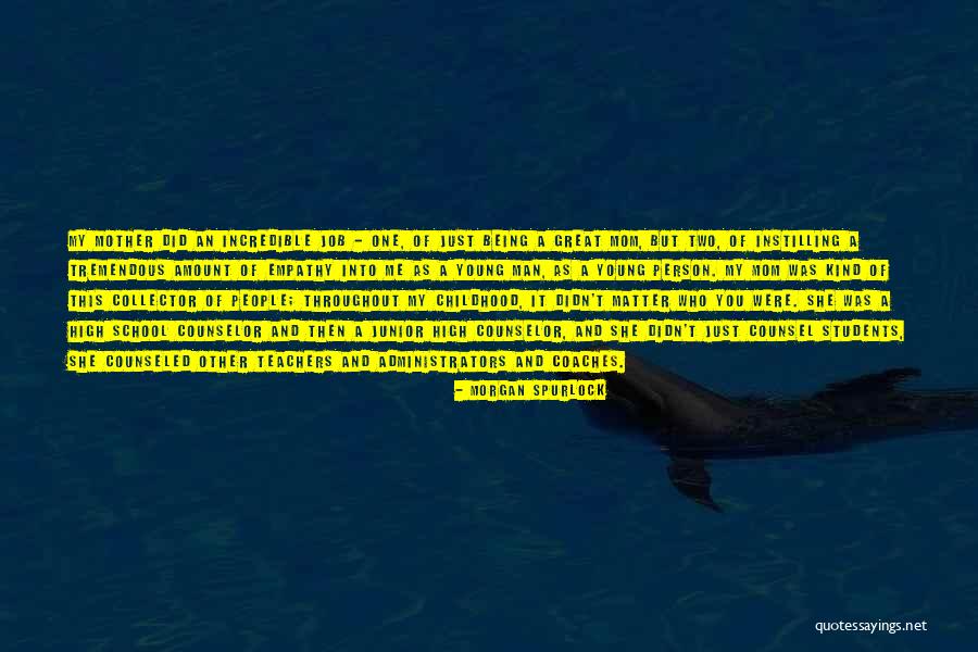 Young Mother Of Two Quotes By Morgan Spurlock Young Mother Of Two Quotes By Morgan Spurlock