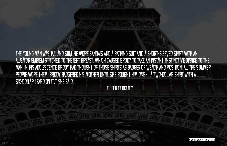 Young Mother Of Two Quotes By Peter Benchley Young Mother Of Two Quotes By Peter Benchley