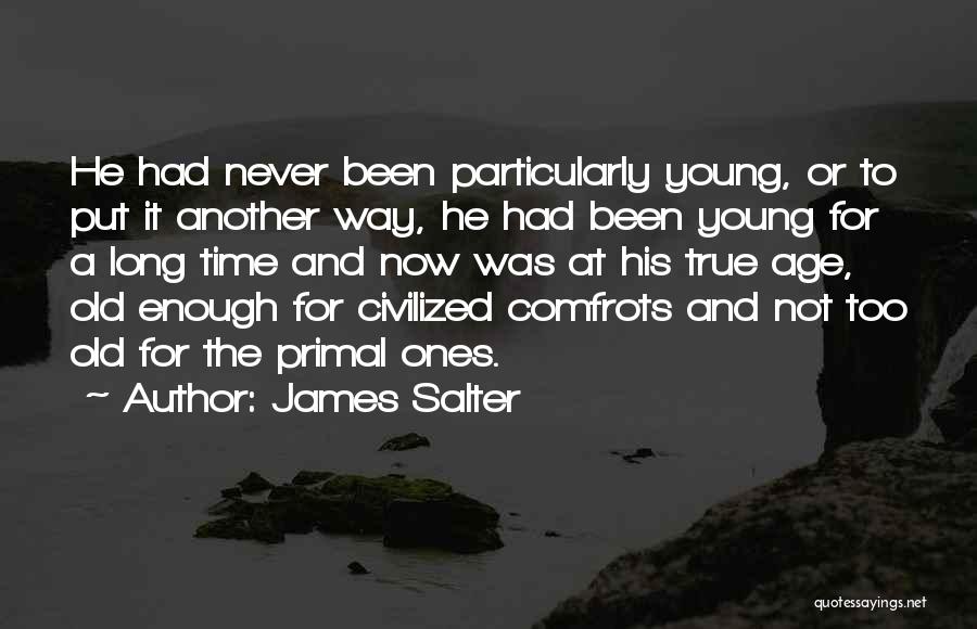 Young Old Soul Quotes By James Salter