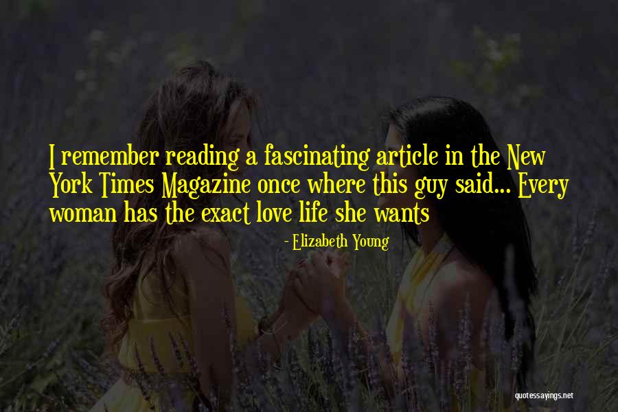 Young Once Quotes By Elizabeth Young Young Once Quotes By Elizabeth Young