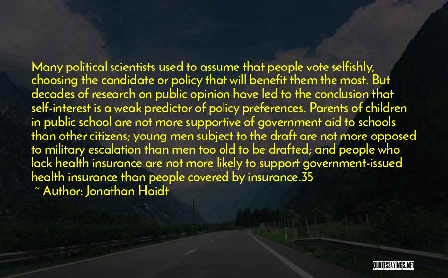 Young Scientist Quotes By Jonathan Haidt
