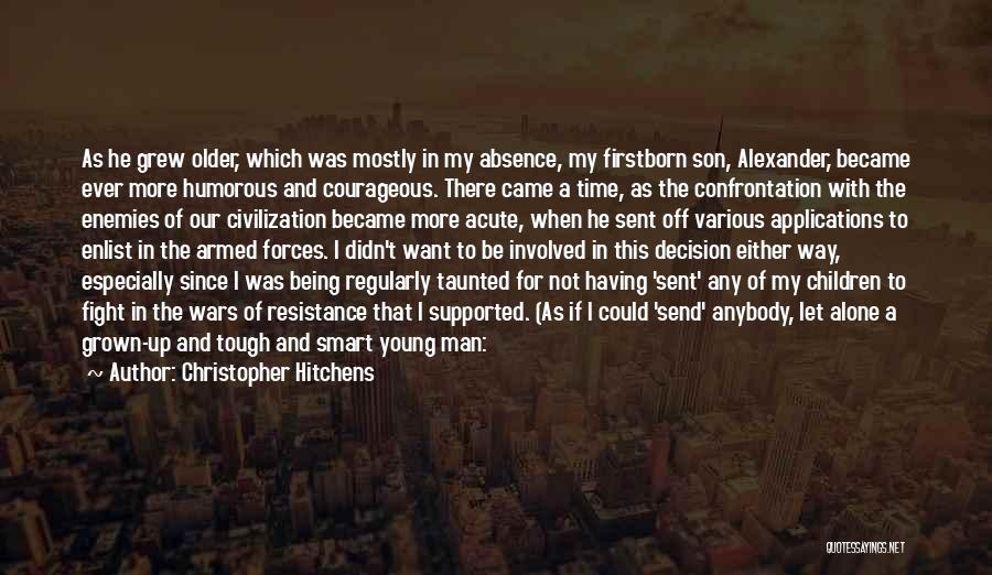 Young Sons Quotes By Christopher Hitchens