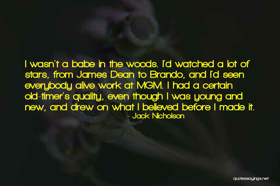 Young Stars Quotes By Jack Nicholson