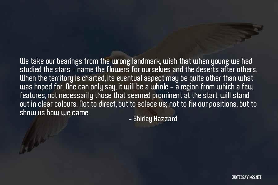 Young Stars Quotes By Shirley Hazzard