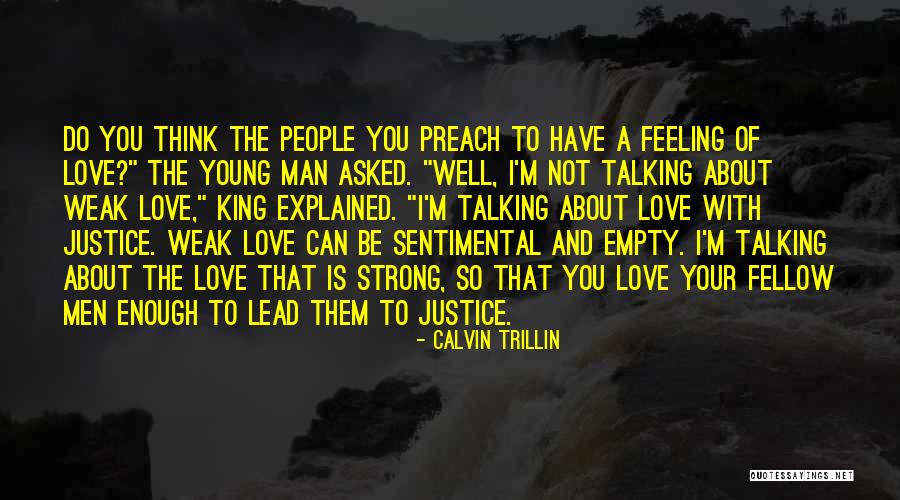 Young Strong Love Quotes By Calvin Trillin