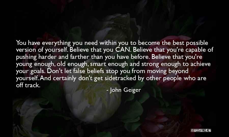 Young Strong Love Quotes By John Geiger