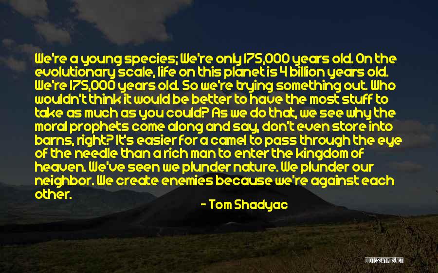 Young Tom Quotes By Tom Shadyac Young Tom Quotes By Tom Shadyac