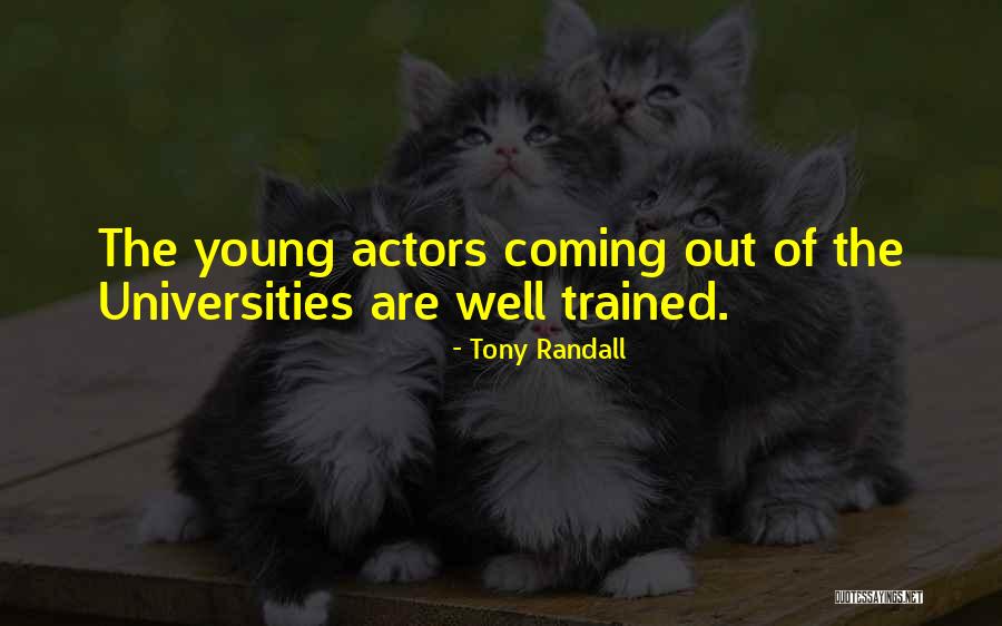 Young Tony Quotes By Tony Randall Young Tony Quotes By Tony Randall