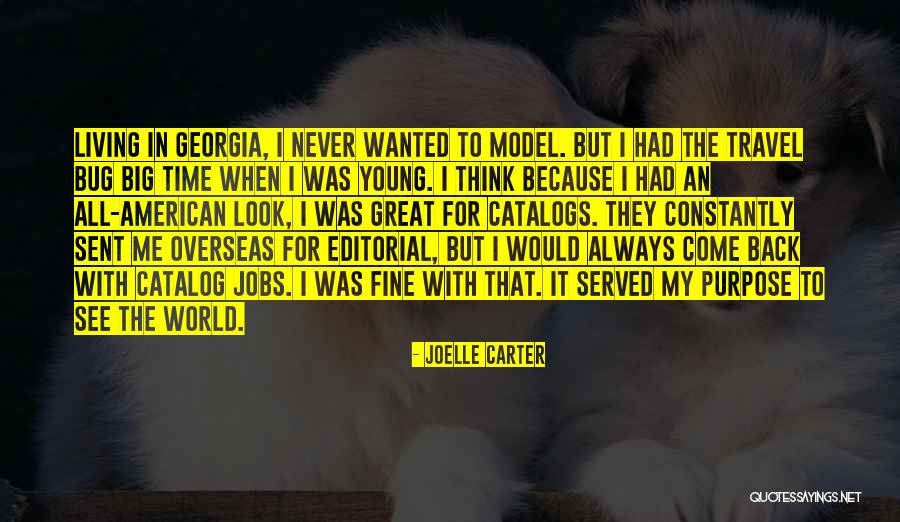 Young Travel Quotes By Joelle Carter