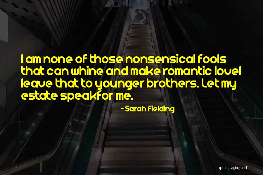 Younger Brother Marriage Quotes By Sarah Fielding Younger Brother Marriage Quotes By Sarah Fielding