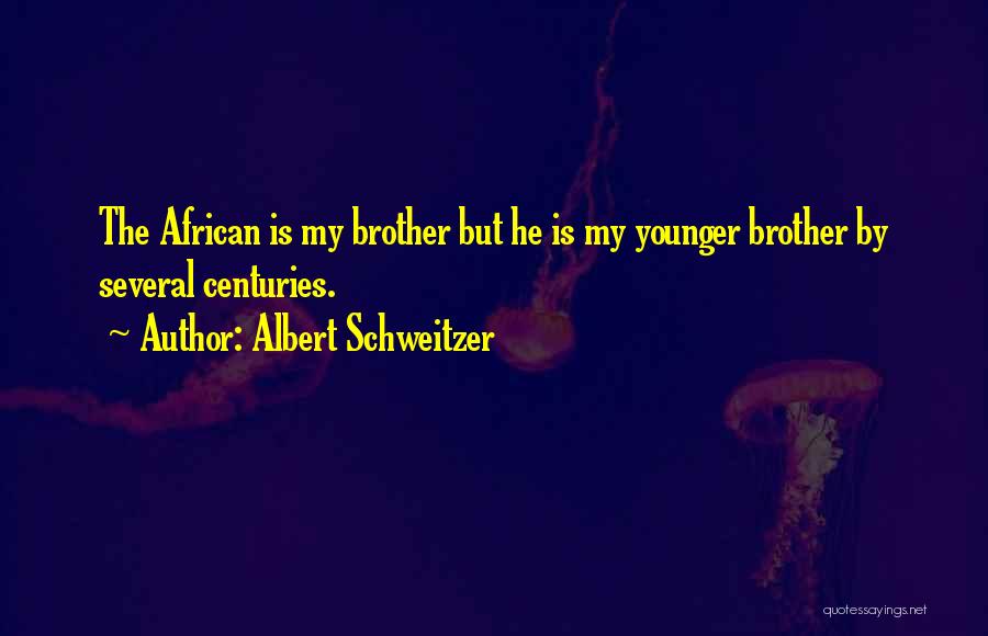 Younger Brother Quotes By Albert Schweitzer