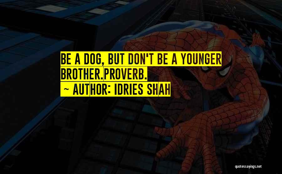 Younger Brother Quotes By Idries Shah