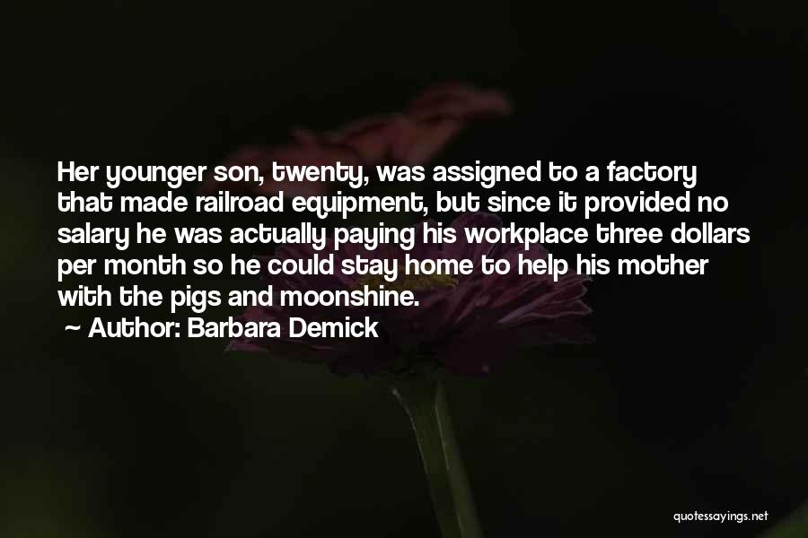 Younger Son Quotes By Barbara Demick