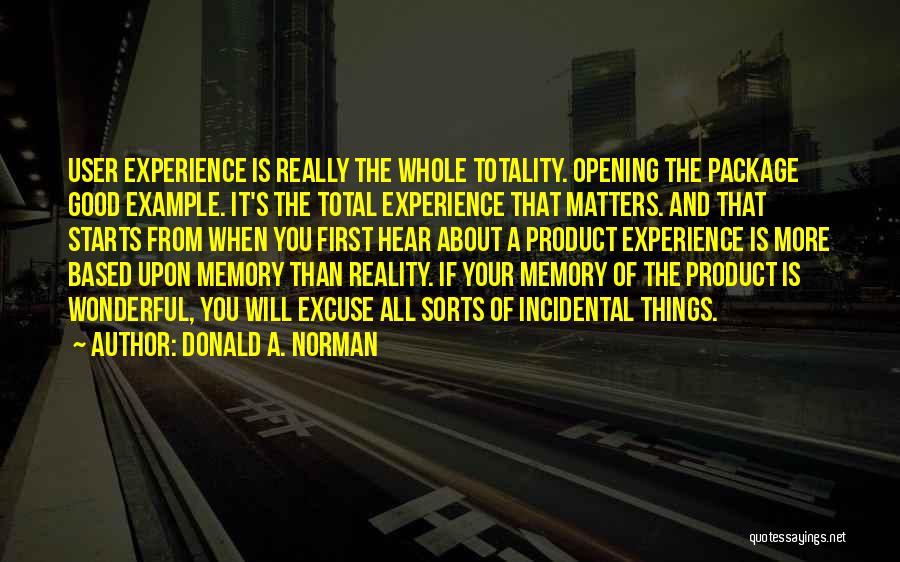 Your A User Quotes By Donald A. Norman