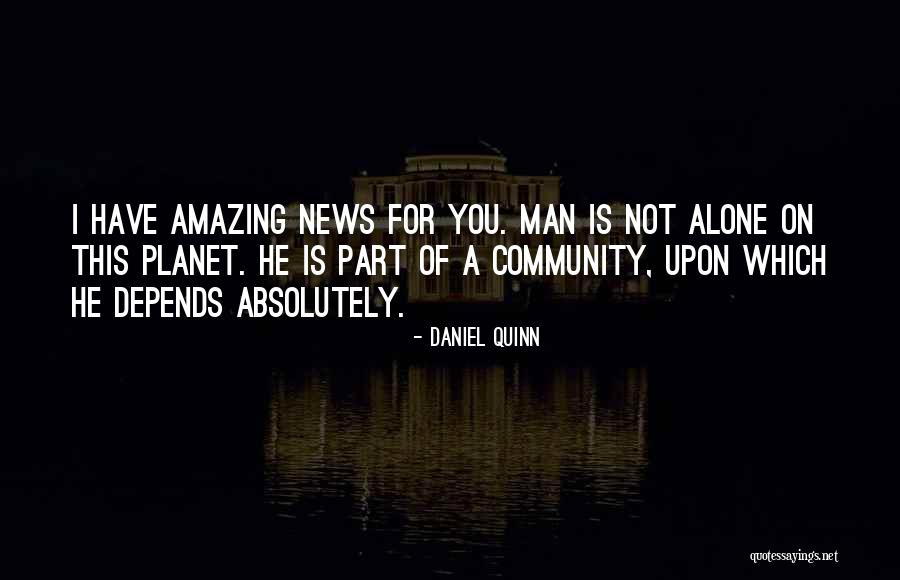 Your Absolutely Amazing Quotes By Daniel Quinn