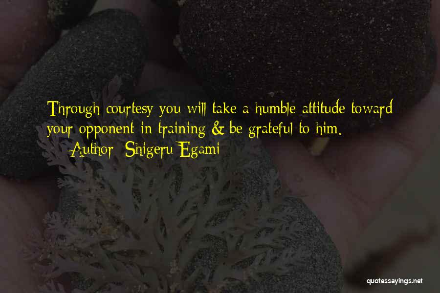 Your Attitude Quotes By Shigeru Egami