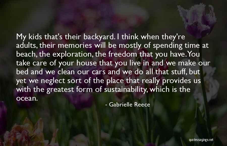 Your Backyard Quotes By Gabrielle Reece Your Backyard Quotes By Gabrielle Reece