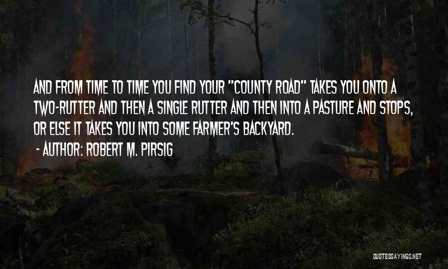 Your Backyard Quotes By Robert M. Pirsig