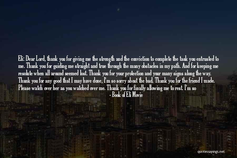 Your Bad For Me Quotes By Book Of Eli Movie