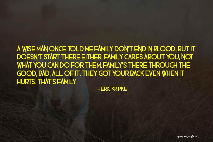 Your Bad For Me Quotes By Eric Kripke