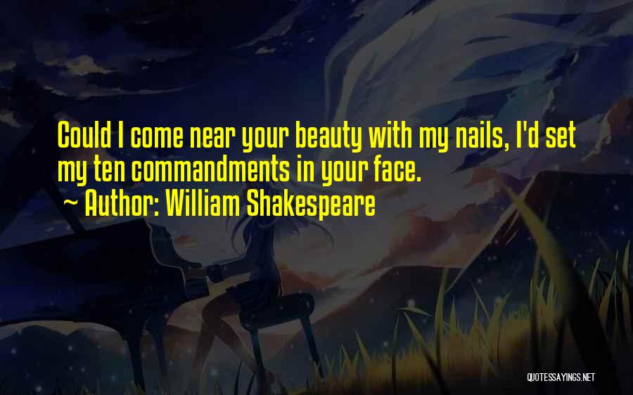 Your Beauty Face Quotes By William Shakespeare