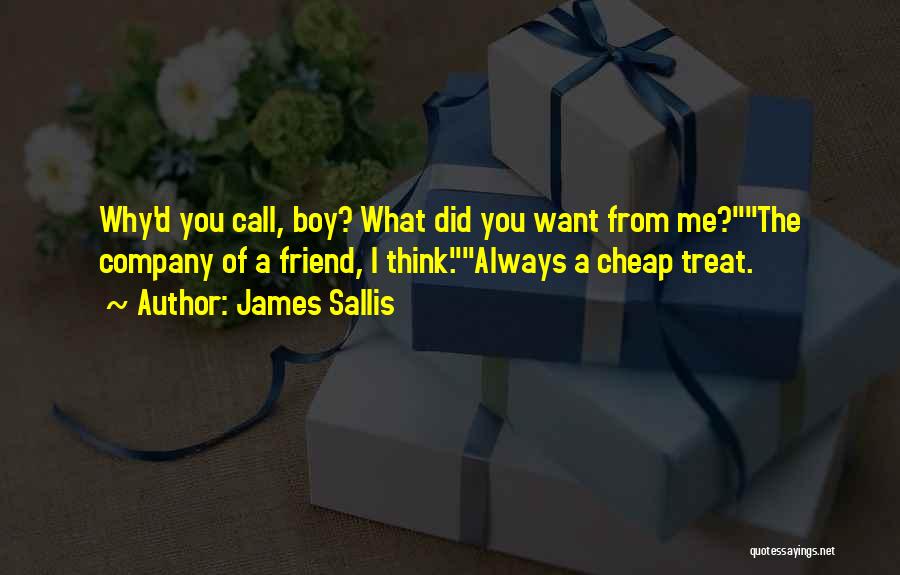 Your Best Friend Boy Quotes By James Sallis