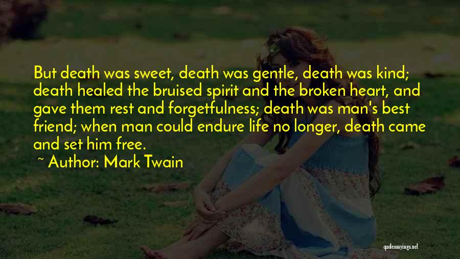 Your Best Friend With A Broken Heart Quotes By Mark Twain