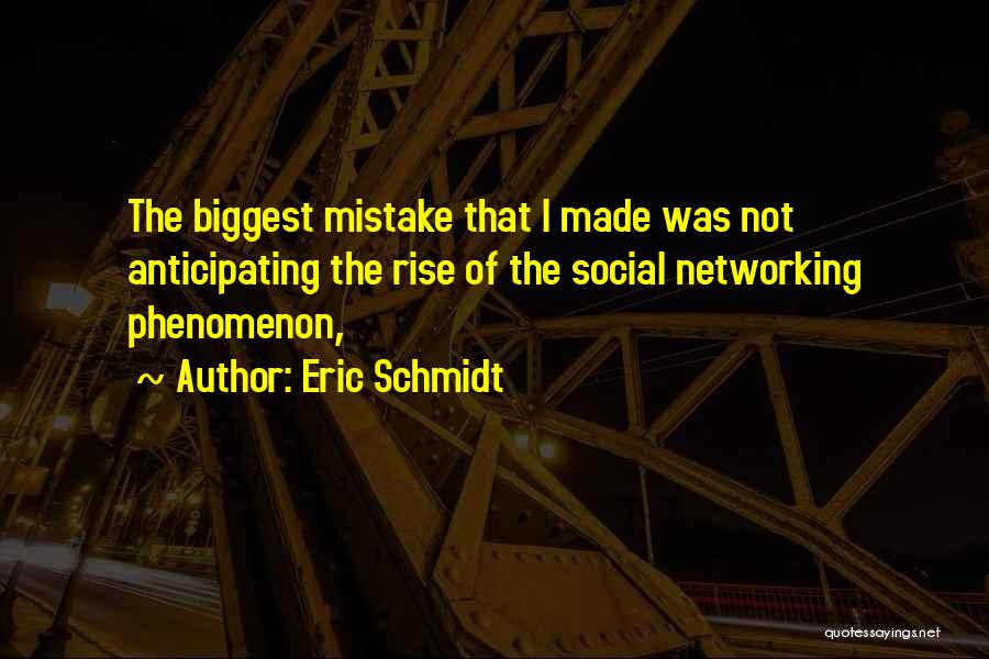 Your Biggest Mistake Quotes By Eric Schmidt