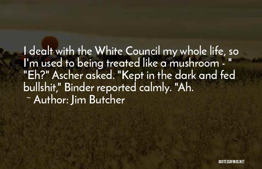 Your Binder Quotes By Jim Butcher