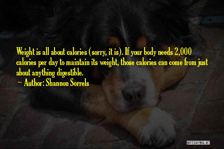 Your Body Weight Quotes By Shannon Sorrels