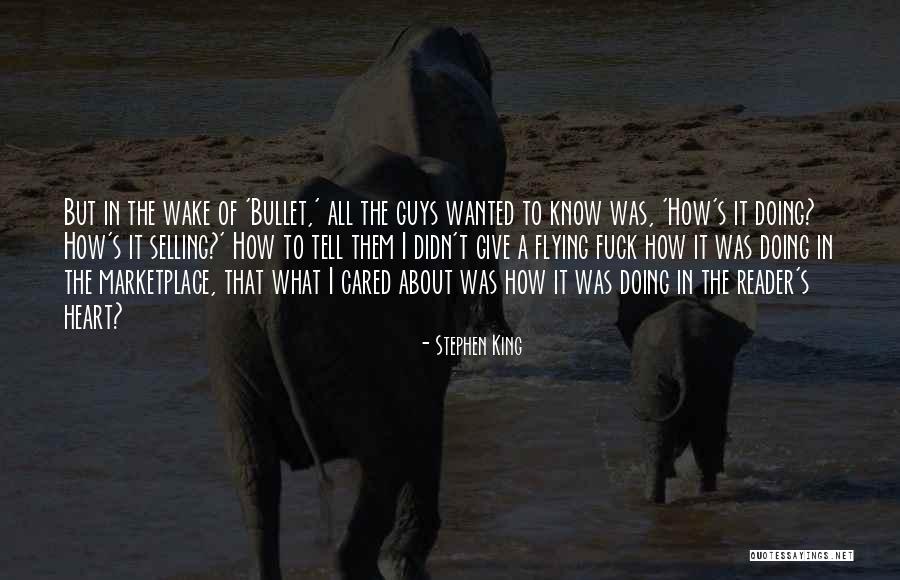 Your Caring Matters Quotes By Stephen King Your Caring Matters Quotes By Stephen King