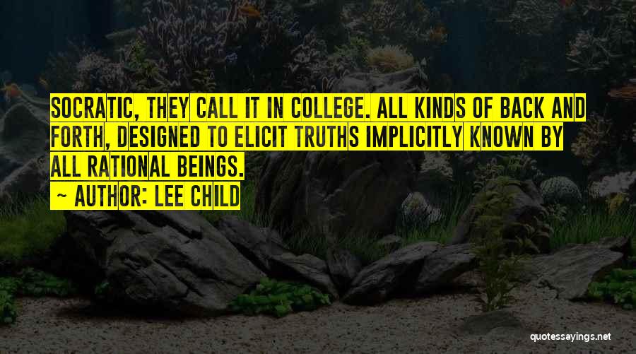 Your Child Going Off To College Quotes By Lee Child