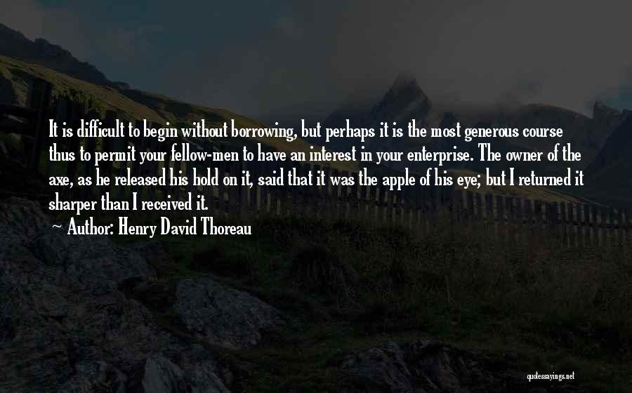 Your Course Quotes By Henry David Thoreau