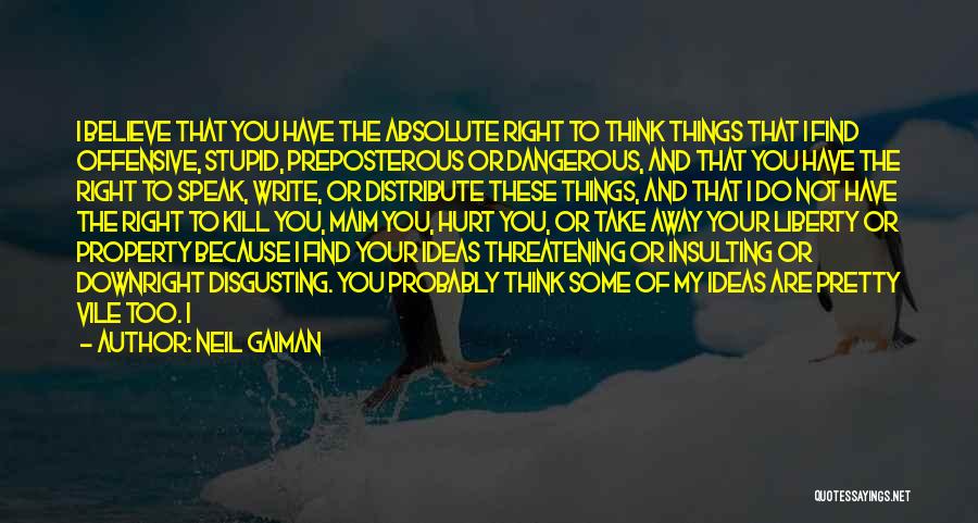 Your Disgusting Quotes By Neil Gaiman