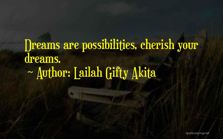 Your Dreams Coming True Quotes By Lailah Gifty Akita