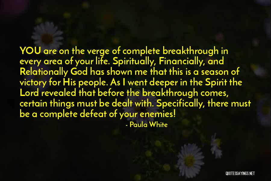 Your Enemies Defeat Quotes By Paula White Your Enemies Defeat Quotes By Paula White